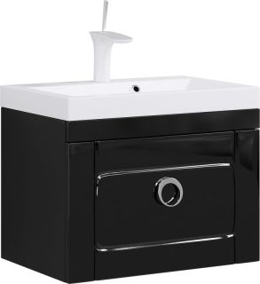 Тумба под раковину Aqwella Инфинити 60 Inf.01.06/001/BLK